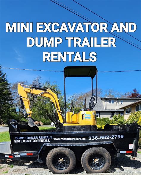 best trailer for compact excavator|dump trailer for mini excavator.